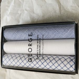 George men fine woven handerchiefs